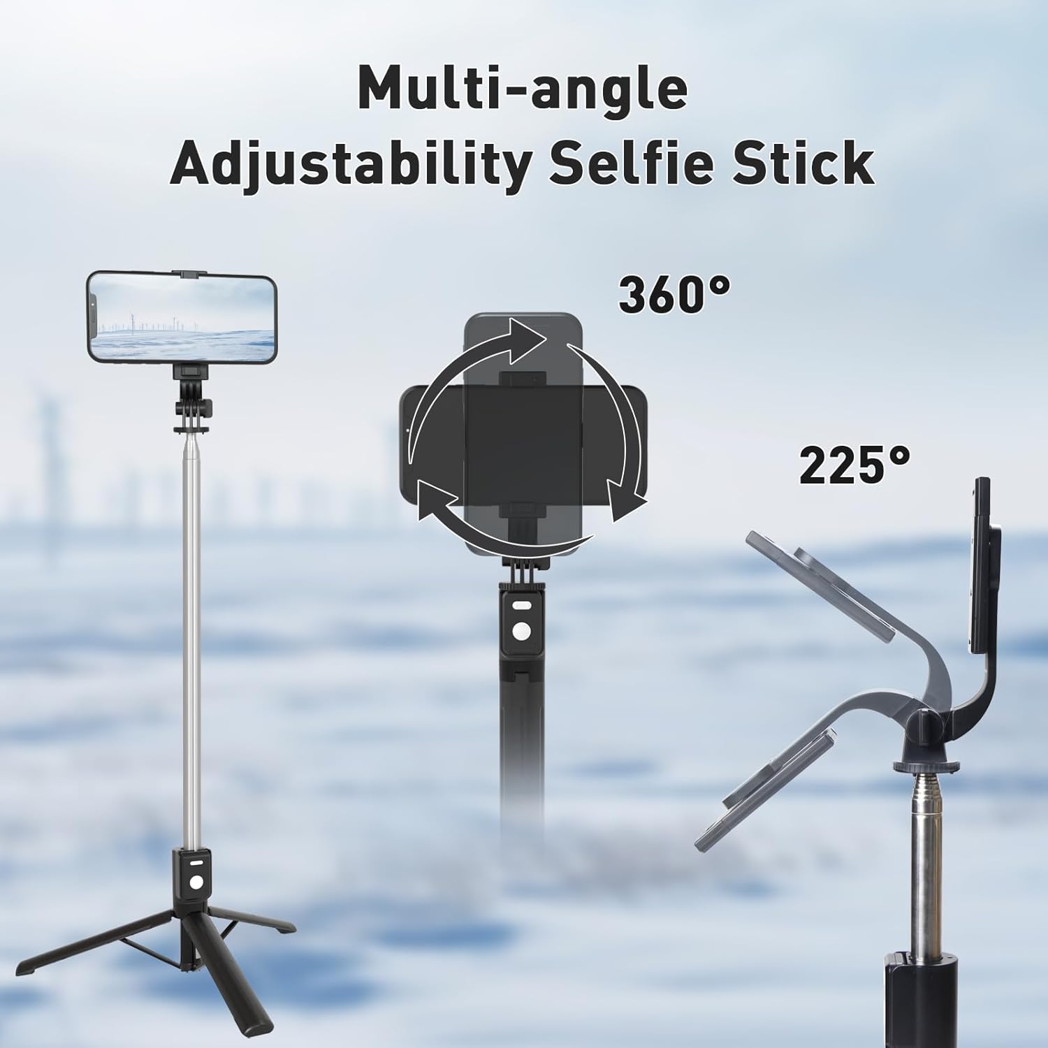 Miniatura 3 de Palo Selfi Trípode 3 En 1 Multifunción